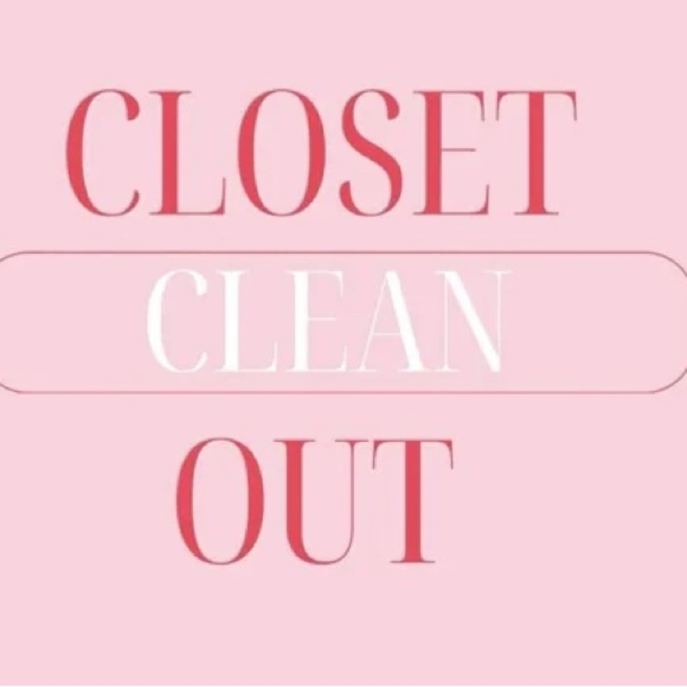 Closet Clean Out Everything Must Go 😁